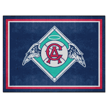 Anaheim Angels 8ft. x 10 ft. Plush Area Rug - Retro Collection