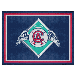 Anaheim Angels 8ft. x 10 ft. Plush Area Rug - Retro Collection
