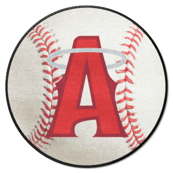 Anaheim Angels Baseball Rug - 27in. Diameter