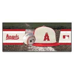 Anaheim Angels Baseball Runner Rug - 30in. x 72in.