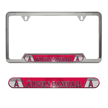 Anaheim Angels Embossed License Plate Frame, 6.25in x 12.25in