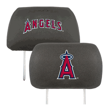 Anaheim Angels Embroidered Head Rest Cover Set - 2 Pieces