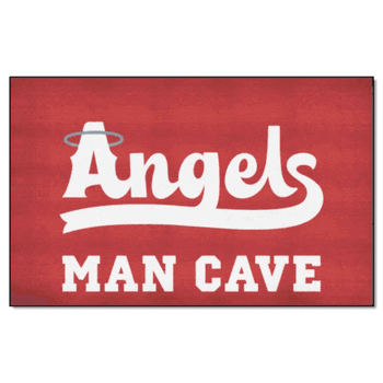 Anaheim Angels Man Cave Ulti-Mat Rug - 5ft. x 8ft.
