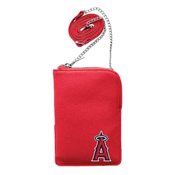 Anaheim Angels Pebble Smart Purse Light Red