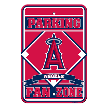 Anaheim Angels Plastic Parking Sign