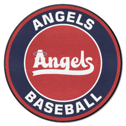 Anaheim Angels Roundel Rug - 27in. Diameter