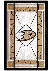 Anaheim Ducks 11x19 Stained Glass Wood Sign