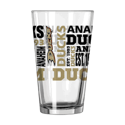Anaheim Ducks 16oz Spirit Pint Glass