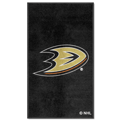Anaheim Ducks 3X5 High-Traffic Mat with Durable Rubber Backing - Portrait Orientation