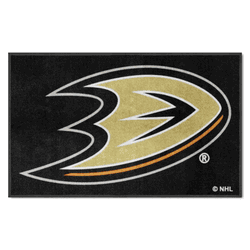Anaheim Ducks 4X6 High-Traffic Mat with Durable Rubber Backing - Landscape Orientation