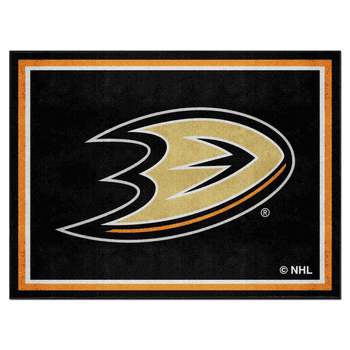 Anaheim Ducks 8ft. x 10 ft. Plush Area Rug