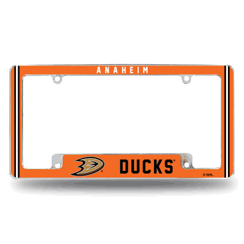 Anaheim Ducks Alternate Design All Over Chrome Frame