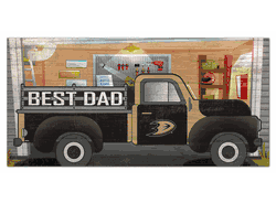 Anaheim Ducks Best Dad Truck 6x12 Sign