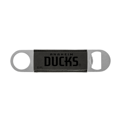 Anaheim Ducks Black Laser Engraved Bar Blade