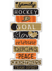 Anaheim Ducks Celebrations Stack 24" Sign