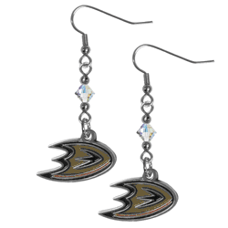 Anaheim Ducks Crystal Dangle Earrings