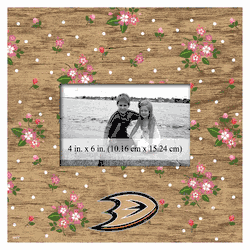 Anaheim Ducks Floral 10x10 Frame