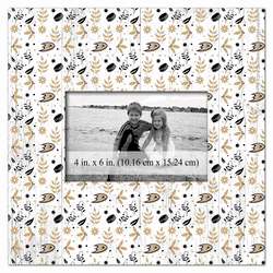 Anaheim Ducks Floral Pattern 10x10 Frame
