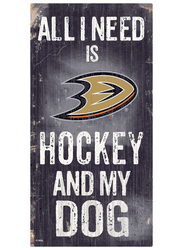 Anaheim Ducks Hockey and My Dog Sign