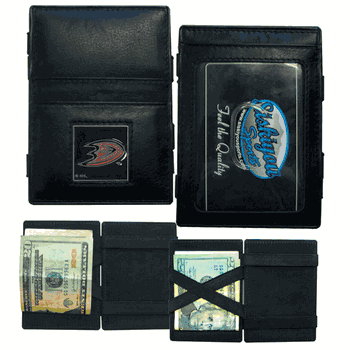 Anaheim Ducks Leather Jacob's Ladder Wallet