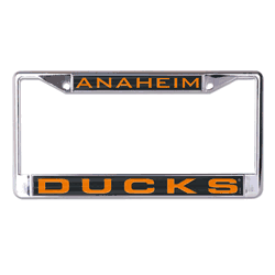Anaheim Ducks License Plate Frame - Inlaid