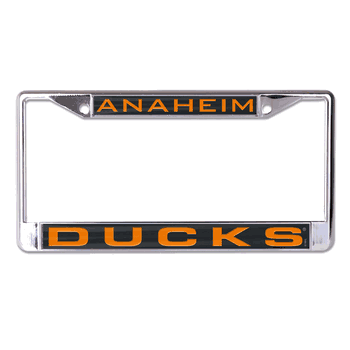 Anaheim Ducks License Plate Frame - Inlaid