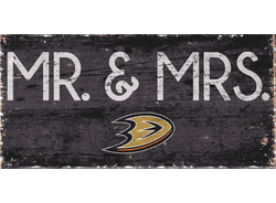 Anaheim Ducks Mr. & Mrs. Sign