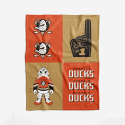 Anaheim Ducks NHL Domino Swaddle Blanket 40x50 inches