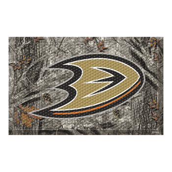 Anaheim Ducks Rubber Scraper Door Mat Camo