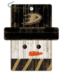 Anaheim Ducks Snowman Ornament