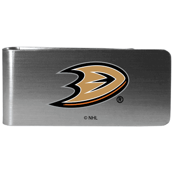 Anaheim Ducks Steel Money Clip, Logo