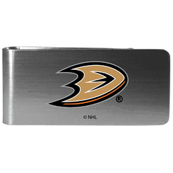 Anaheim Ducks Steel Money Clip, Logo