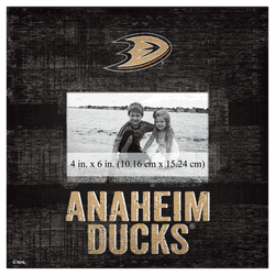 Anaheim Ducks Team Name 10"x10" Frame  Sign