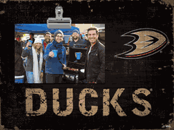 Anaheim Ducks Team Name Clip Frame