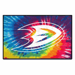 Anaheim Ducks Tie Dye Starter Mat Accent Rug - 19in. x 30in.