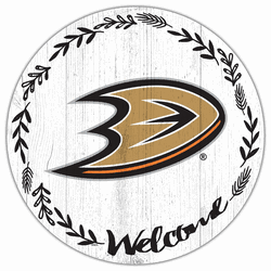 Anaheim Ducks Welcome 12in Circle