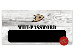 Anaheim Ducks Wifi Password 6x12 Sign