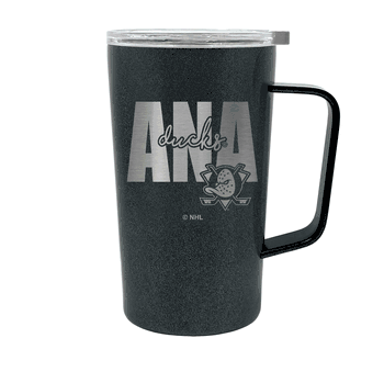 Anaheim Mighty Ducks 18oz Onyx Hustle Travel Mug