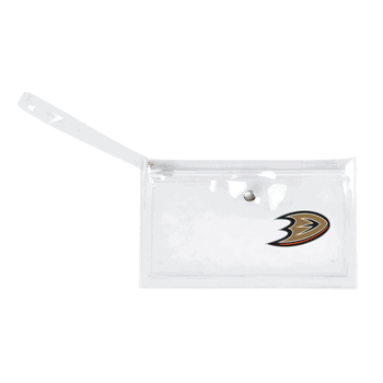 Anaheim Mighty Ducks Clear Ticket Wristlet