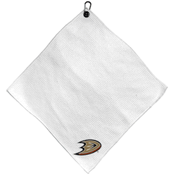 Anaheim Mighty Ducks Microfiber Small Towel - 15" x 15" (White)