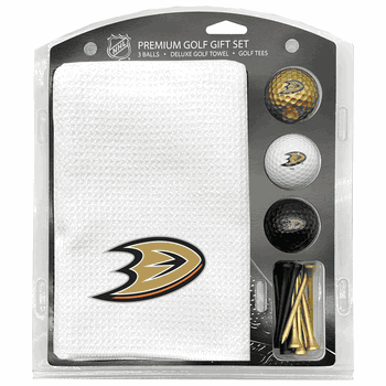 Anaheim Mighty Ducks Microfiber Towel Gift Set - 16 x 40 (White)