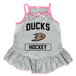 Anaheim Mighty Ducks Pet Dress Grey Type Small