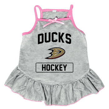 Anaheim Mighty Ducks Pet Dress Grey Type XSmall