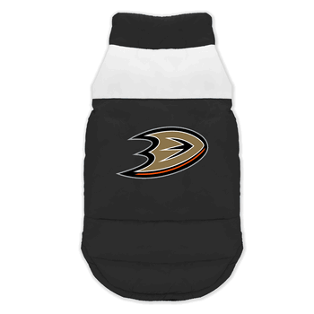 Anaheim Mighty Ducks Pet Parka Puff Vest Large