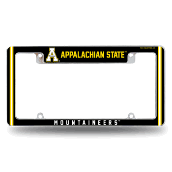 Appalachian State Mountaineers Alternate Design All Over Chrome Frame