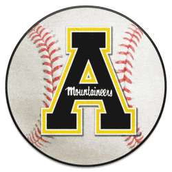 Appalachian State Mountaineers Baseball Rug - 27in. Diameter