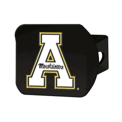 Appalachian State Mountaineers Black Metal Hitch Cover - 3D Color Emblem