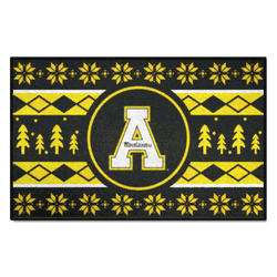Appalachian State Mountaineers Holiday Sweater Starter Mat Accent Rug - 19in. x 30in.