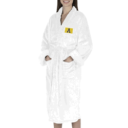 Appalachian State Mountaineers NCAA White Out Silk Touch Robe Small/Medium