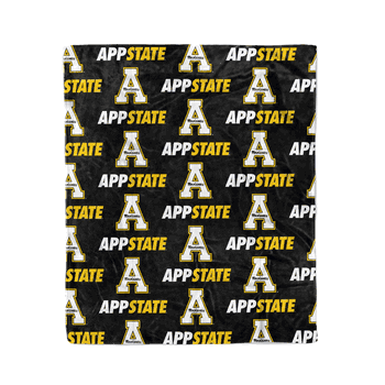Appalachian State Mountaineers Plush Throw 50x60